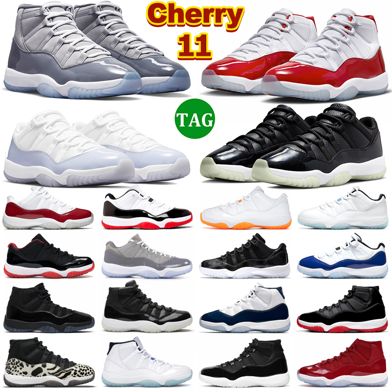 

11 Basketball Shoes Men 11s Cherry Cool Grey Jubilee 25th Anniversary Concord Bred Low 72-10 Legend Blue Pure Violet Mens Women Trainers Sports Sneakers, 21