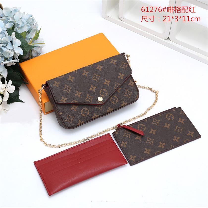 

3 Pcs/set Women Designer Shoulder Messenger Bags Favorite Multi Pochette Accessories Crossbody Purse Handbags GGSS LOUISSS VUTTONSS LVSS, 02