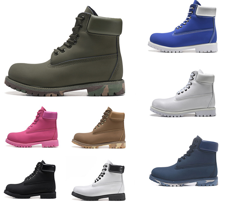 

Timber Designer Boots Rubber Platform Boot Land High Mens Camouflage Shoes Waterproof Winter Snow Booties, White