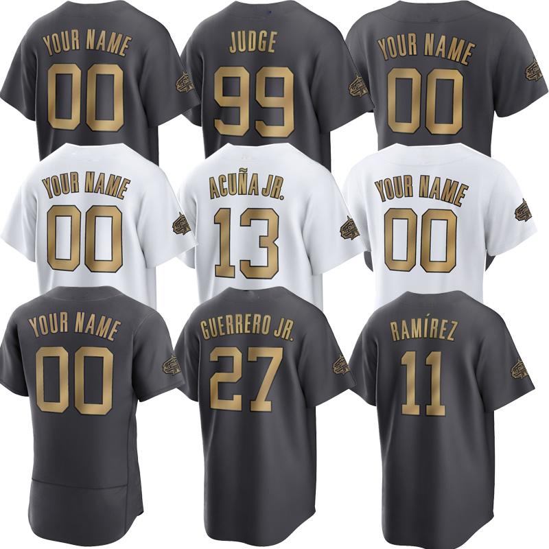 

College Wears 2022 All-Star Baseball Jersey Aaron Judge Shohei Ohtani Nestor Cortes Yordan Alvarez Kyle Schwarber Albert Pujols Pete Alonso, 39 corbin burnes