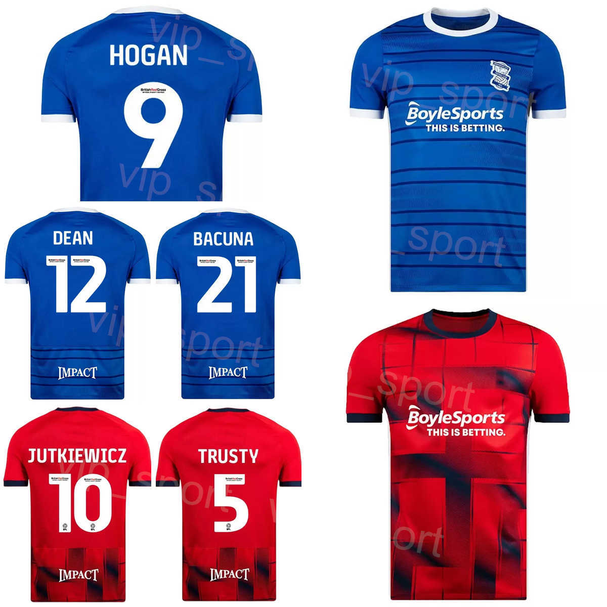 22-23 FC Birmingham City 29 PLACHETA Soccer Jersey Club 9 HOGAN 35 HALL 28 SANDERSON 5 TRUSTY 2 COLIN 21 RUDDY 7 BACUNA 8 DEENEY 10 JUTKIEWICZ Fo-image-796472265