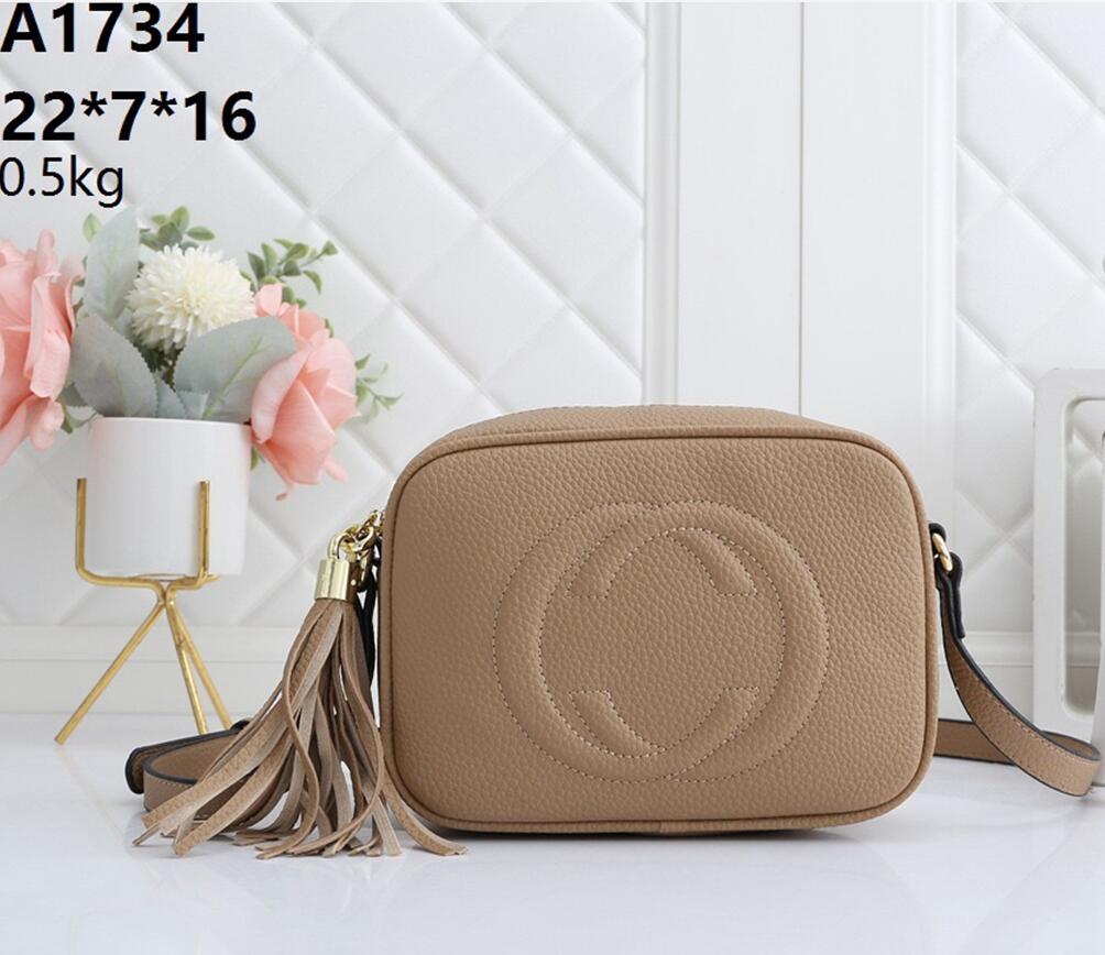 

Fashion Famous Brand Designer Shoulder Bag Tassel SOHO womenBags Ladies Tassel Litchi Profile Women handbag men design braids, Red