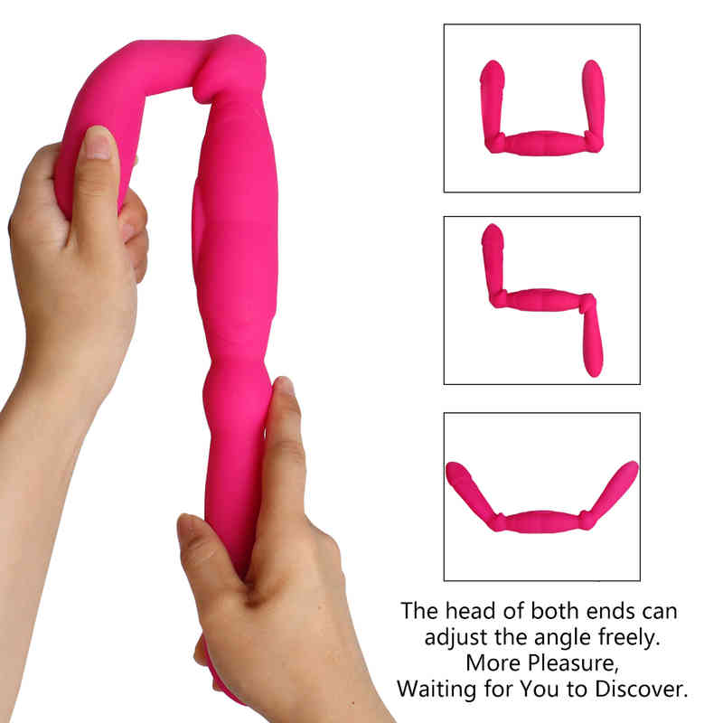 Massager Penis Cock Huge Dual Dildo Vibrator Toys for Men Women Anal Clitoris g Spot Massager Stimu-image-797575412