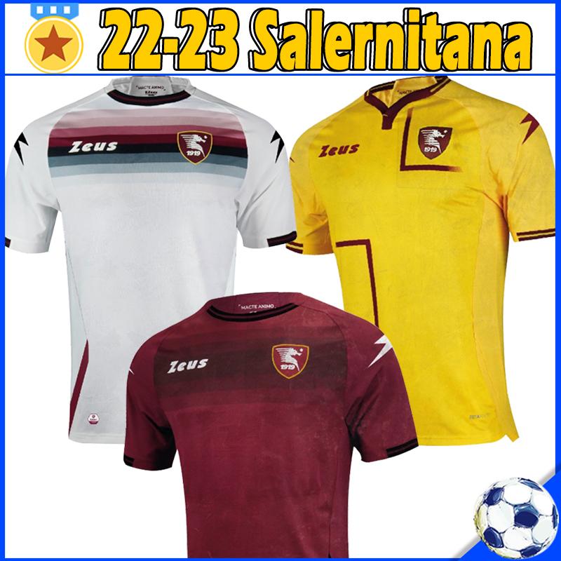 

Soccer Jersey 2022 2023 Salernitana #7 RIBERY Bonazzoli Belec Coulibal Gyomber Jaroszynski Vestiti da calcio 22 23 Home Away Third jerseys Football shirt Uniforms, 22-23 home patch