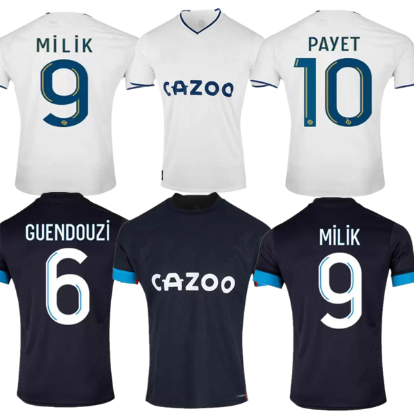 

S-XXL 22 23 Soccer jersey special edition GERSON under BAKAMBU milik maillot de foot 2022 2023 Camiseta PAYET GUENDOUZI KAMARA man kids football shirt