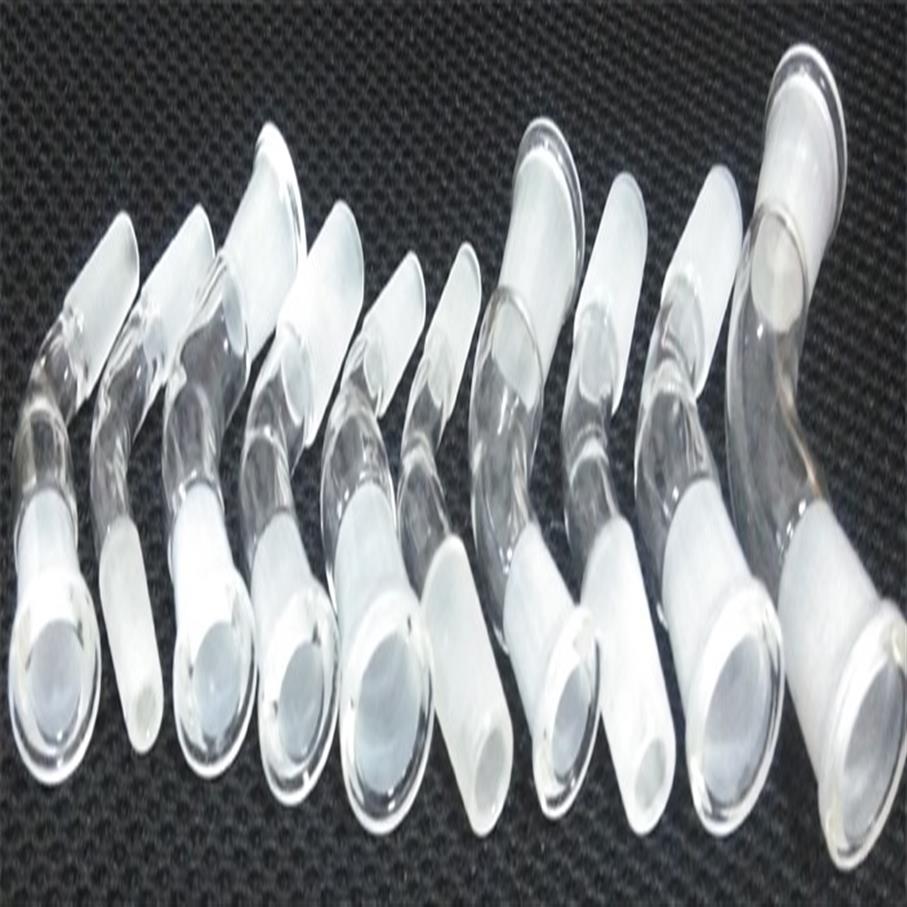 

whole 20 styles 45 DEGREE ANGLE smoke ADAPTER 10mm to 14mm 18mm and female male choose pipe conventer 10 14 4 18 8 for glass bong290b