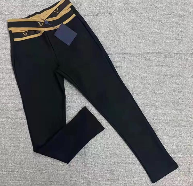 

New Women Track Pants Fashion Style For Spring Autumn Street Wears Loose Lady Capris Bottoms Letters Pattern Trouse Pant Sweater High Quality Women's Clothing, Explain