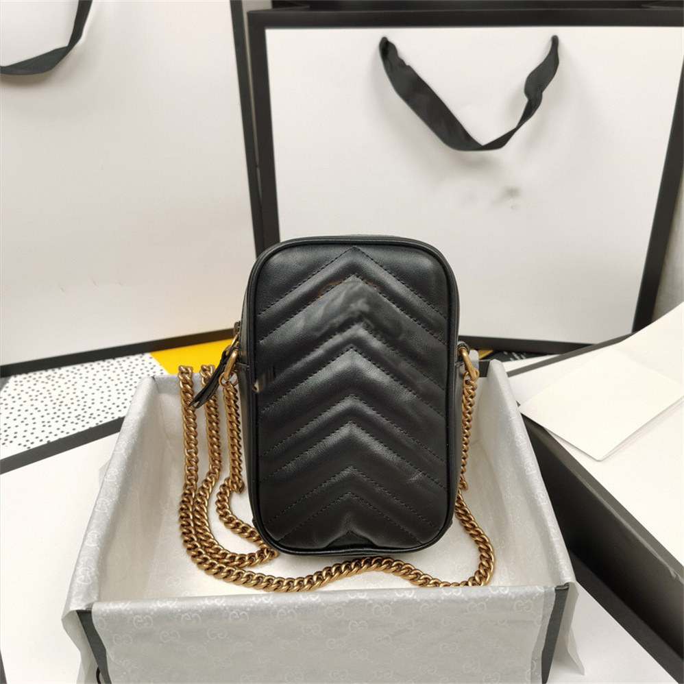 

Totes 2021 High Quality luxurys G designers Fashion womens CrossBody bag Shoulder Bags Letter Handbag ladies purse Chains Cross Body Clutch Camera, Box