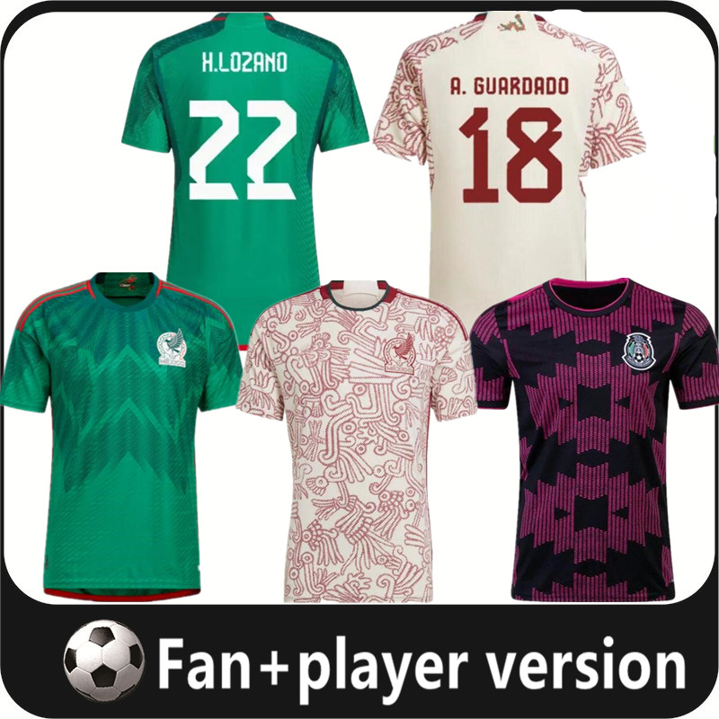 

22 23 Mexico Retro 1998 soccer jerseys Copa america Camisetas CHICHARITO LOZANO DOS SANTOS H.LOZANO RAUL MORENO ALVAREZ 2022 Men Player version football shirts