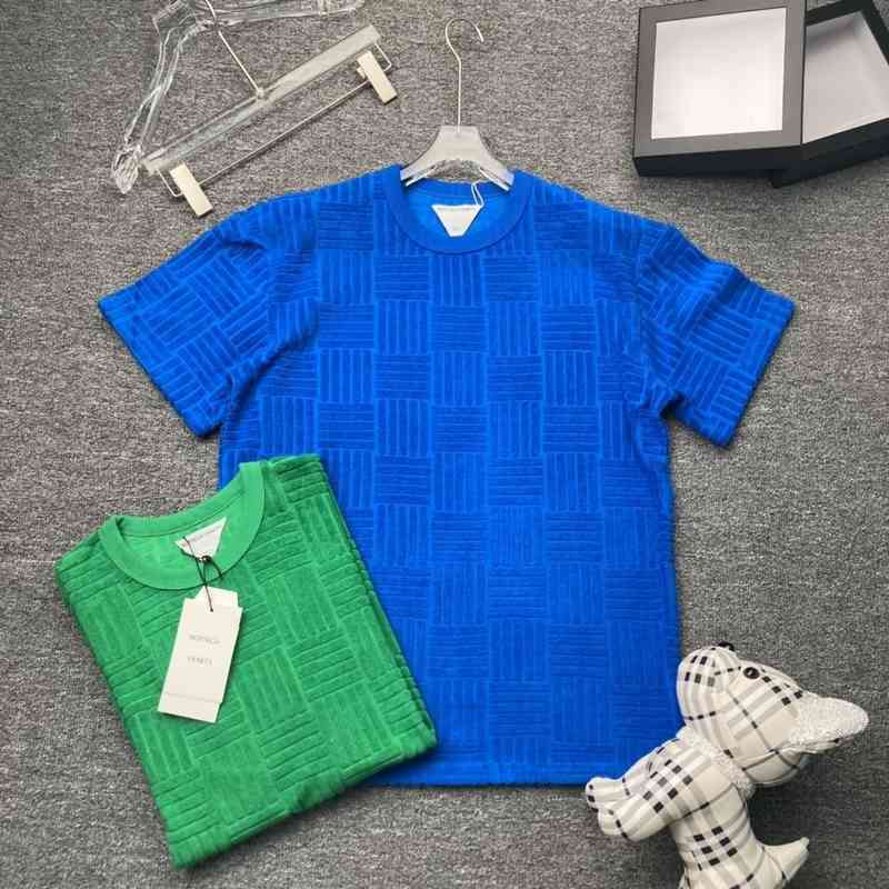 

Designer t Shirts Bv' High Level Bottega Ven Europe Station 2022 Fashion Brand Bv Unisex T-shirt Early New Green Three-dimensional Relief, Blue