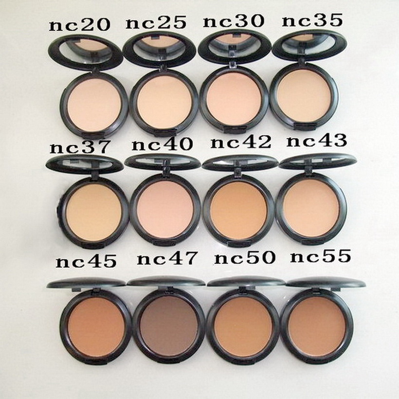 

Makeup face powder NC NW Press Poudre Designer Make Up Compact Plus Foundation Natural Whitening Firm Brighten Contour Powders, Exrea shipping fees only