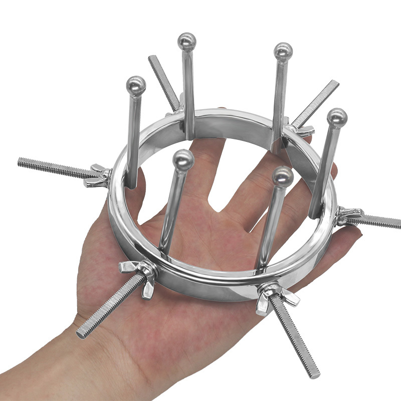 Articles de beauté BDSM en acier inoxydable Anus Anus Dilator vaginal Dilator énorme Butt Plug Ass Expander Speculum Adult Toys Sexy For Couple