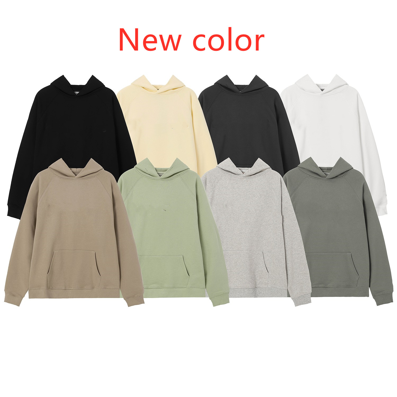 

2022 Men designer hoodies pullover Double chest stereo fear letters ess hooded of jumper men women god couples High qualtiy Top Green, Hi