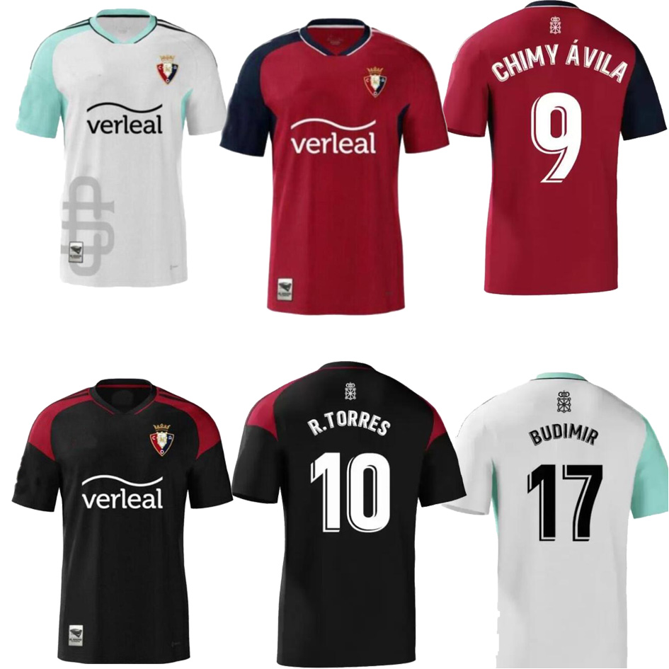 

22 23 OSASUNA soccer jersey home DAVID GARCiA CHIMY aVILA CAMISETA EQUIPACIoN ADULTO 2022 2023 TORRES MONCAYOLA MANU SANCHEZ home away 3rd Football shirt men Kit, Black
