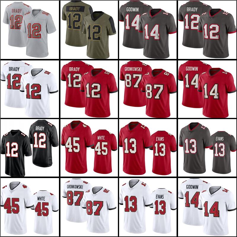 

Tom Brady Buccaneeres Football Jersey Julio Jones Mike Evans Devin White Chris Godwin Kyle Tampas Bayes Trask Antoine Winfield Jr. Carlton Davis III Vita Vea Alstott, Women jersey