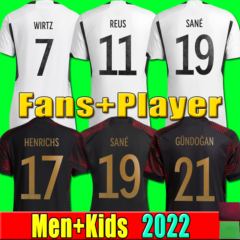 

Fans Player version 2022 2023 HUMMELS soccer jersey KROOS GNABRY WERNER DRAXLER REUS MULLER GOTZE football shirt germanyS Men kids kits top thailand, P16 20 21 away kids
