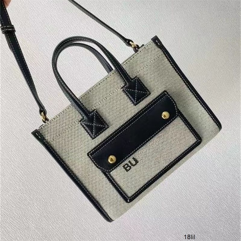 

Designer Luxury Burbrerity Bags For Women High Quality Brown Crossbody Handbags Vintage Burbrery Leather Wallet Paris Plaid The Totes Bag Fashion Purses 6CEX, Black