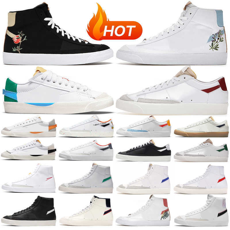 

2022 Blazer Mid 77 Vintage Jumbo Casual Shoes Men Women Blazers OG Black White Red Indigo Pine Green Summit Arctic Punch Mens Trainers Designer Platform Sneakers, Please contact us