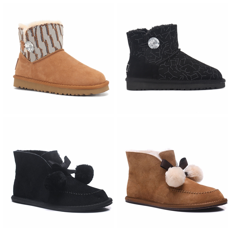

Designer 22 Hot AUS boots Fashion womens snow winter boot classic mini ankle short lady girls woman Plush casual warm boots chestnut grey pink Brown outdoor shoes