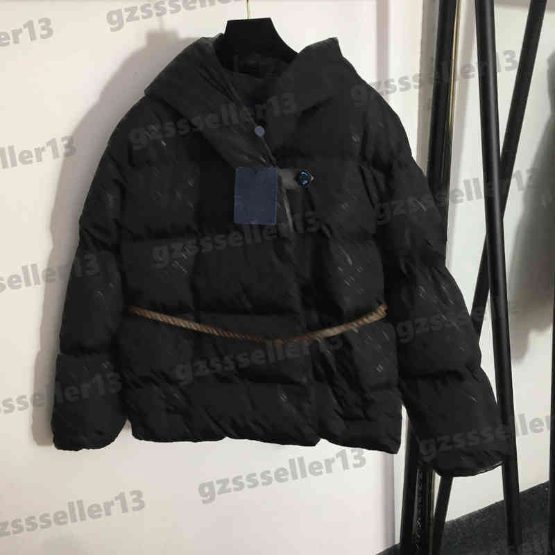 

Designer Down Jackets Luxury Woman Puffer Coat L Full Body Logo Jacquard Hooded Cotton-padded Jacket Fashion Brand Winter Coats Women Clothing 0912