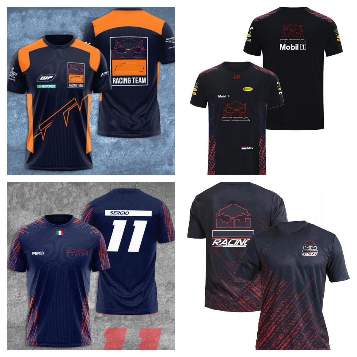 

Summer motorcycle short-sleeved T-shirt 2022 team jersey same style customization