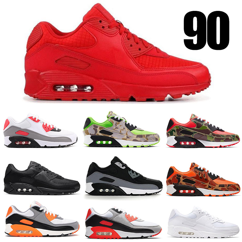 

90 Mens Running Shoes Supernova Bred Camo Orange Green Infrared Triple White Black Volt Yellow Viotech Univeristy Red 90s Women Sports Trainers Sneakers, 33 dancefloor green 36-40
