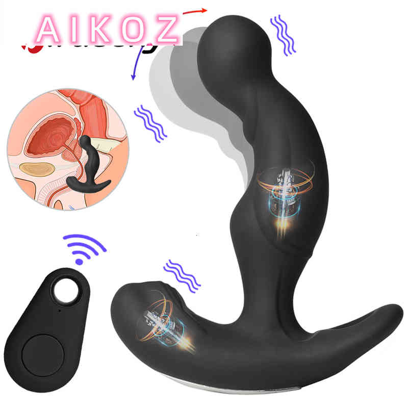 Penis Cock Powerful Prostate Massager Plug Male Masturbator Vibrator Remote Control 10 Spe-image-796873179
