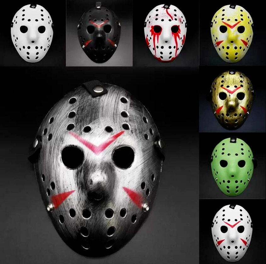 

Masquerade Party Masks Jason Voorhees Mask Friday the 13th Horror Movie Hockey Mask Scary Halloween Costume Cosplay Plastic FY2931 829