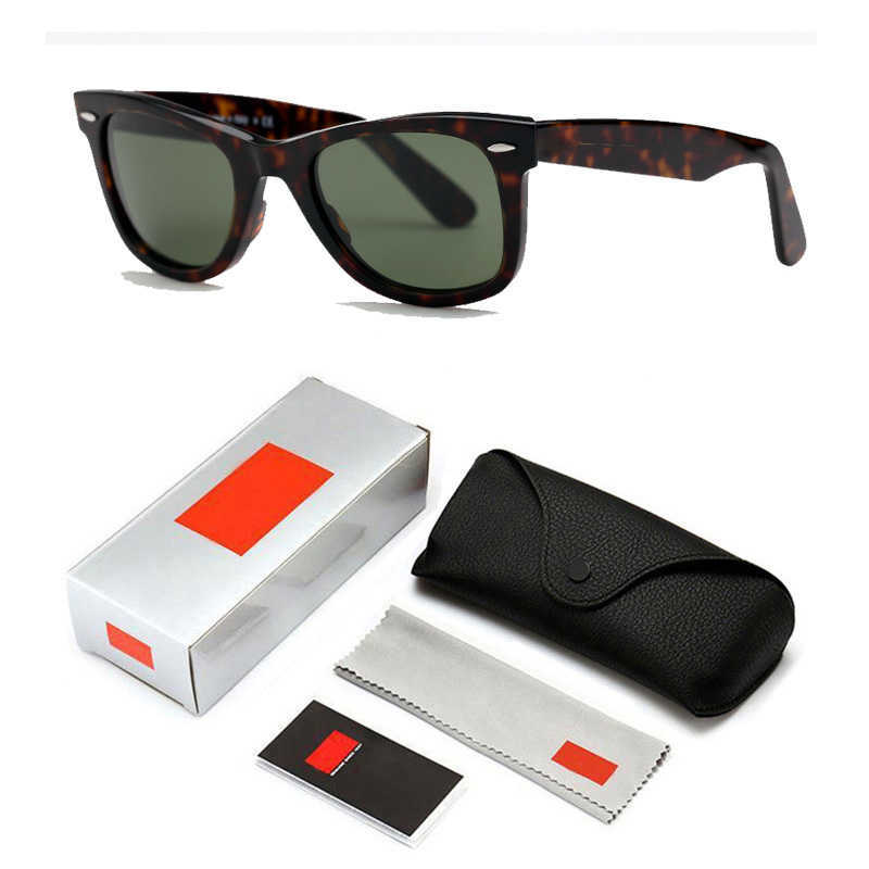 

glasses wayfarer luxury square sunglasses men women acetate frame with ray glass lenses sun glasses for male