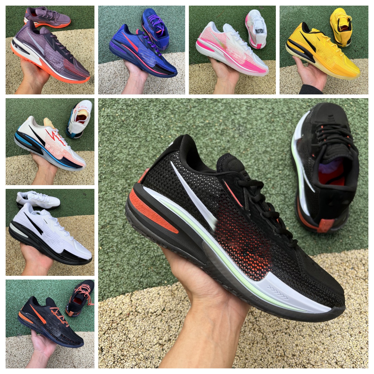 

Fashion Mens ZOOM G.T. Cut Basketball Shoes OG GT White Black Laser Blue Violet Bright Crimson Green Grinch Think Pink Ghost University Yellow Sports Designer Sneakers, Bubble package bag