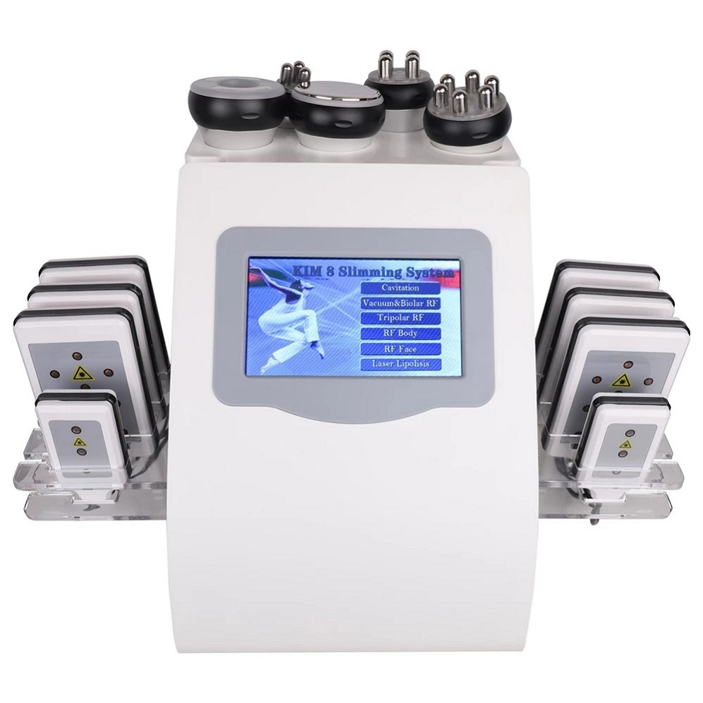 2025 HOTSALE 6 in 1 Machine minceur 40K Système de cavitation à vide à ultrasons Radio Fréquence Laser Perdre de l'équipement de poids pour le sp