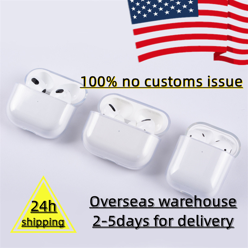 

New For Airpods Pro Headphone Accessories Apple Airpod 3 Bluetooth Earphones Protective Cover Transparent PC Clear Protecter