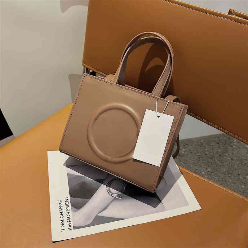 

Shoulder Bags T LOGO totes Women Handbag Shoppers Bolso Tote Diseador Designer Mujer Bolsa Femenina Marca Famosa Hombro Novedad Vintage Purses 220409, Telbag-red