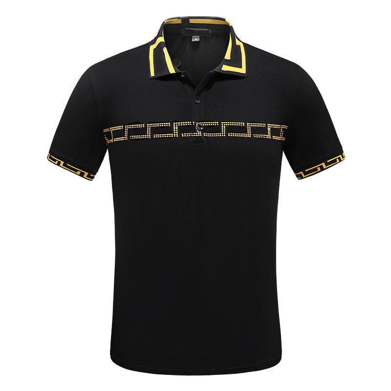 

Men's Tee Polo Designer Men's Black and white 100% cotton anti-comfort Short sleeve Women's Casual Hip Hop Street 3XL 2XL