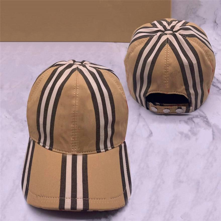 Designer Brand Luxury Baseball Caps Men's Ladies Couples Autumn and Winter Cotton Striped Bucket Hats