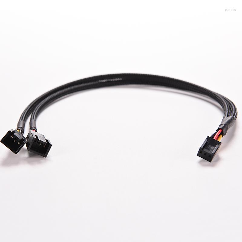 

Computer Cables 3Pin Female Y-Splitter To Dual 2 Pin Male Mainboard Power Cable Adapter PC Case Fan Connect Wire Splitter Convert