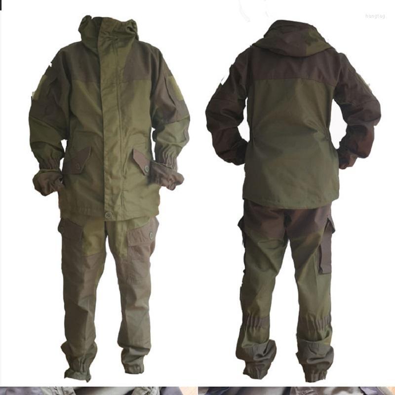 

Men's Tracksuits Men's Gorka-3 Military Uniform Combat Suits Plus Size Russian Standard Men's Shirt Pant Waterproof Hunting, Black