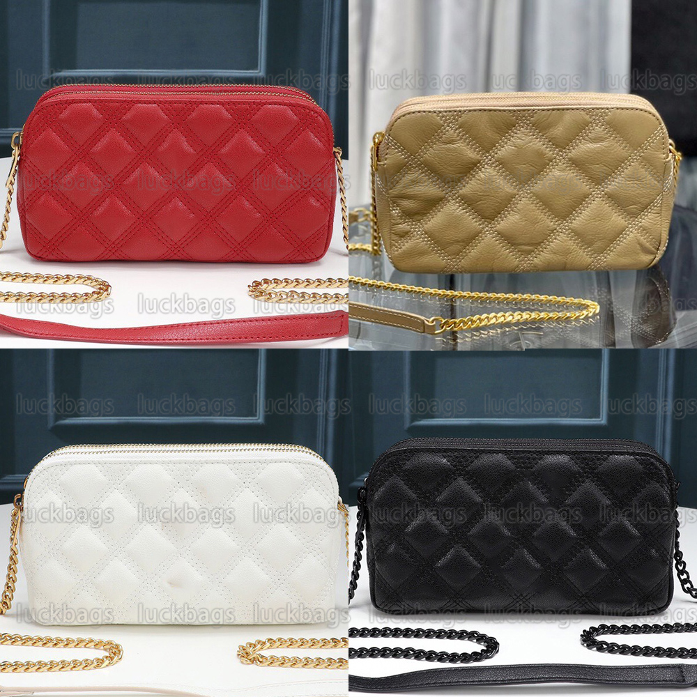 

Baby Becky Bag Carre Leather Classic Clutch Diamond Lattice Thread Double Zipper Handbag Chain Single Designer Shoulder Bags Beltbag, 3/22cm