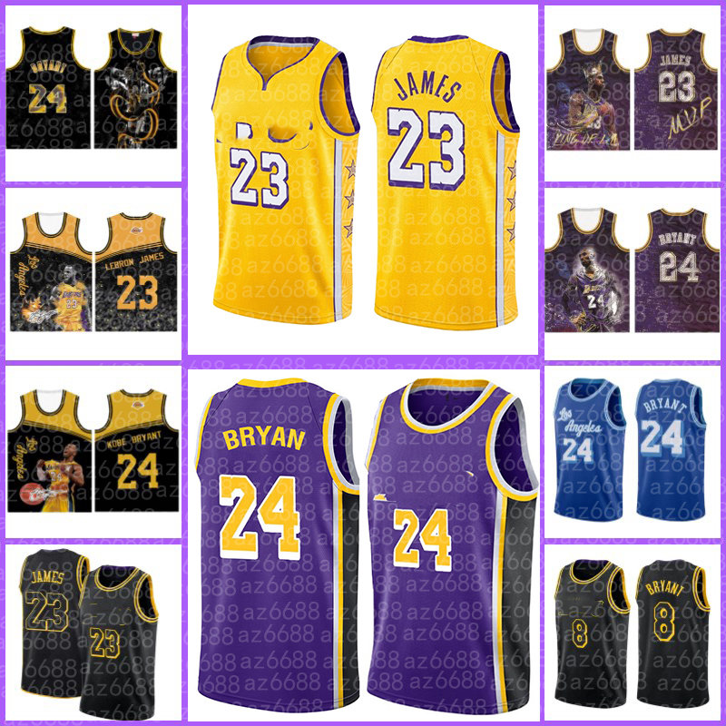 

LeBron James basketball Jersey Los Angeles''Lakers''Kobe''Bryant''Anthony Davis Russell Westbrook Carmelo Anthony 6 23 Lower Merion