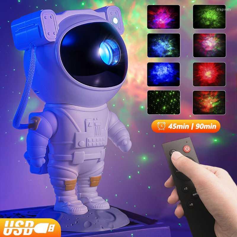 

Night Lights Galaxy Projector Lamp Starry Sky Light For Home Bedroom Room Decor Astronaut Decorative Luminaires Children's Gift