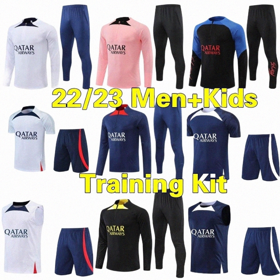 

Soccer Sets/Tracksuits paris Kids Training Jersey Child tracksuit MBAPPE Soccer Sets Children jac 2191#