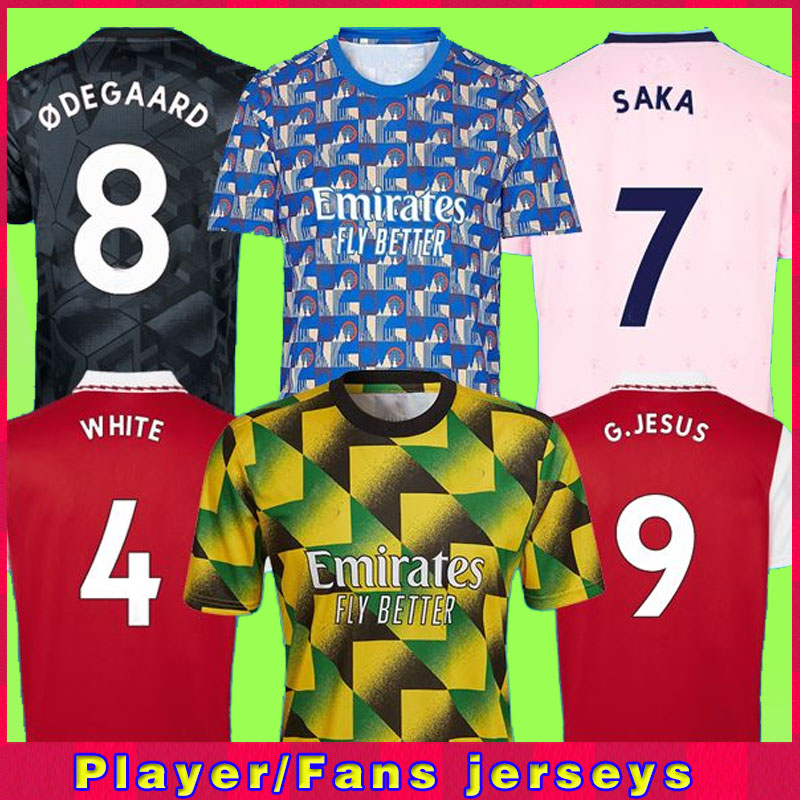 

soccer jerseys men kids 22 23 SAKA GABRIEL JESUS SMITH ROWE PEPE THOMASFABIO VIEIRA MARTINELLI football shirt 2022 2023 Camiseta de futbol TIERNEY maillot foot, 3rd