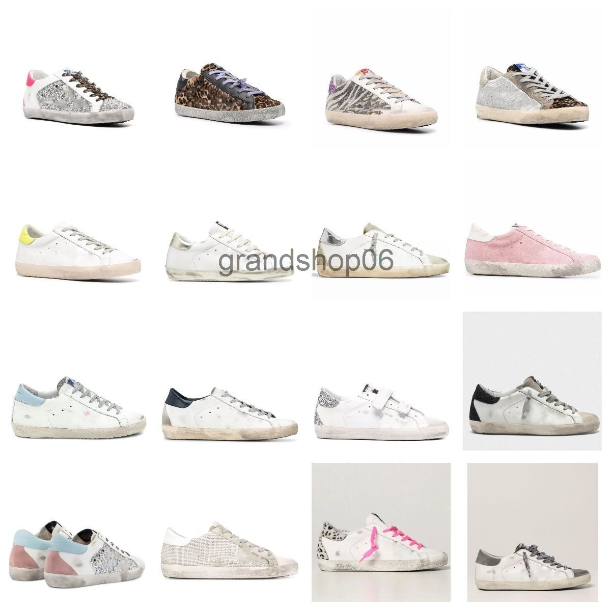 # Golden # Gooses # Sneakers Deluxe 2022 Fashion Shoes New Italie Golden Women Sneakers Super Star Shoes Luxury Sequin Classic White Do -old Dirt