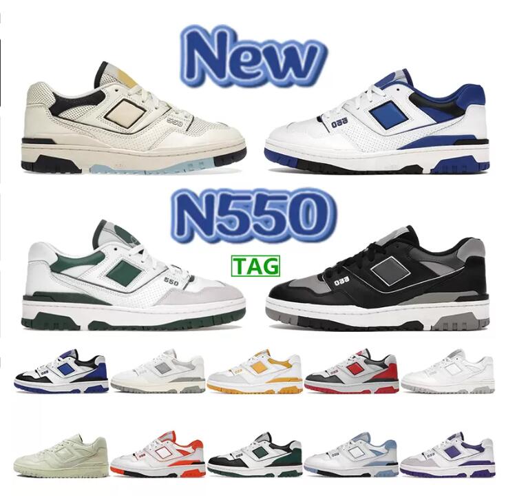 

designer N550 casual shoes 550s Sneakers Cream Navy Blue White Green Shadow Sea Salt Varsity Gold UNC Syracuse Men Women B550 Sports Trainers 2002r sheos