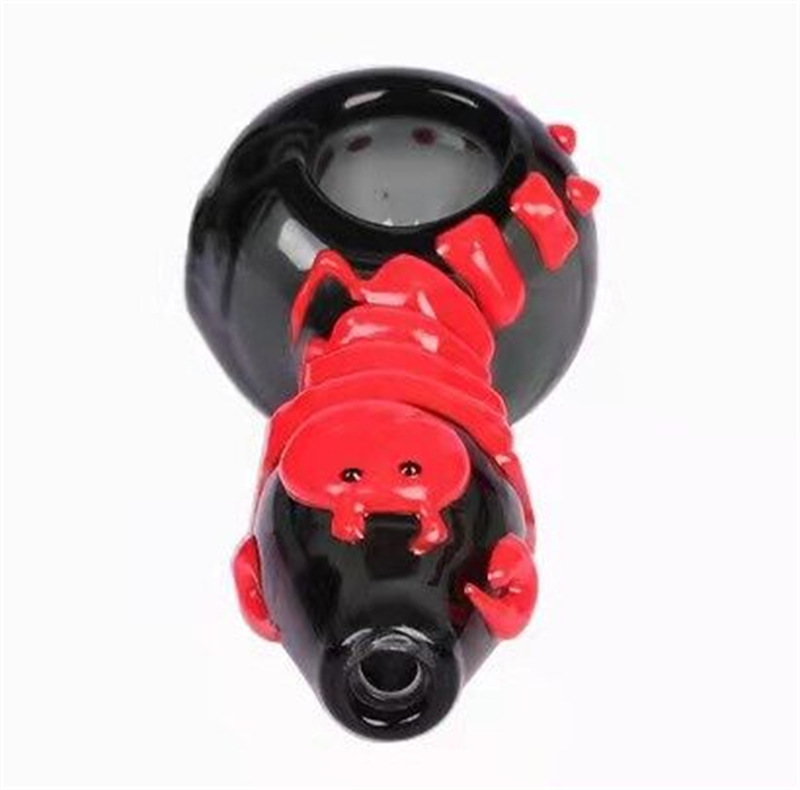 

Glow-in-the-Dark Glass Pipe Luminous Animal Glass Oil Burner Spoon Pipes