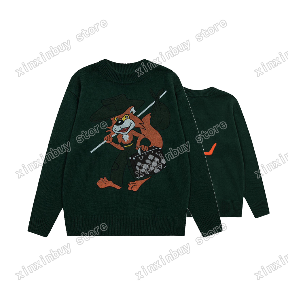 

xinxinbuy Men designer Hoodies sweater Animal Print fabric Panelled Paris Pullover women black green M-2XL, Multi