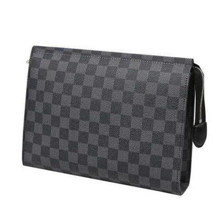 

Designer Clutch Bags Wallet letter flower Coffee Black lattice mens bags women wallets Cosmetic bag zipper Handbags purses 47542 Come, Black lattices