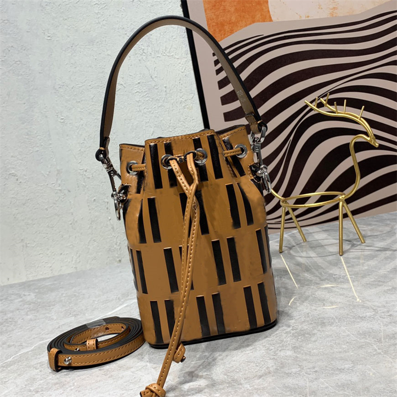 

Mon Tresor mini Bucket Bag luxury Designer Crossbody Shoulder Bags Handbag F ROMA lettering print handbags wholesale removable shoulders strap canvas r1yc#, Customize