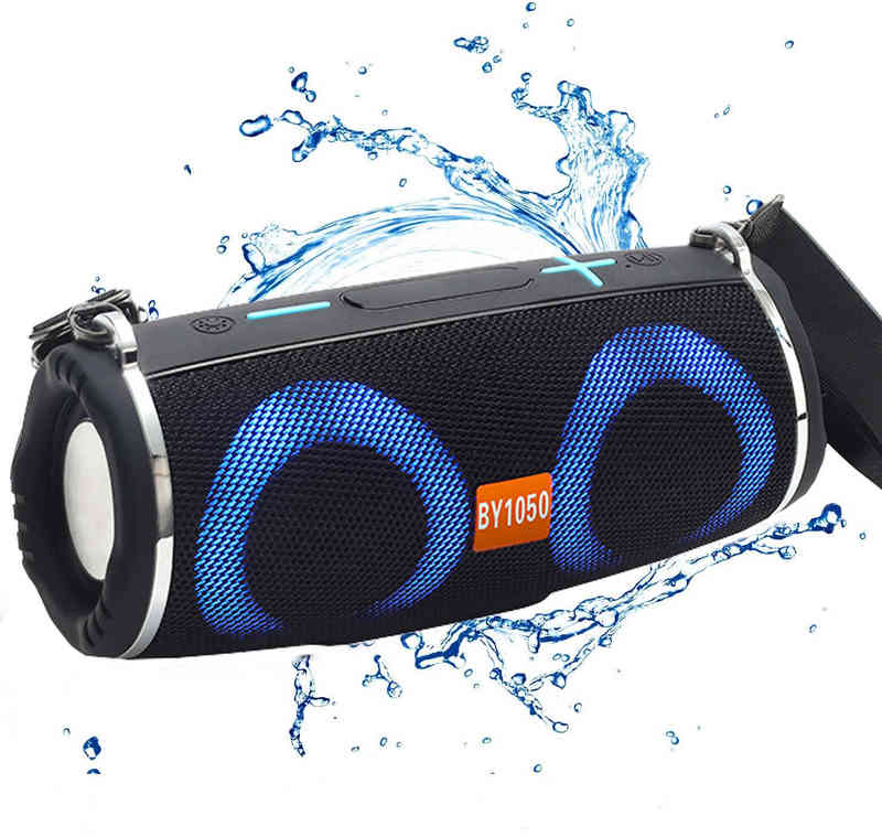 Portable Speakers Bluetooth Speaker High Power Portable Wireless Speakers Led Lights Subwoofer Outdoor Waterproof Music Player SoundBox T220831-image-796978043