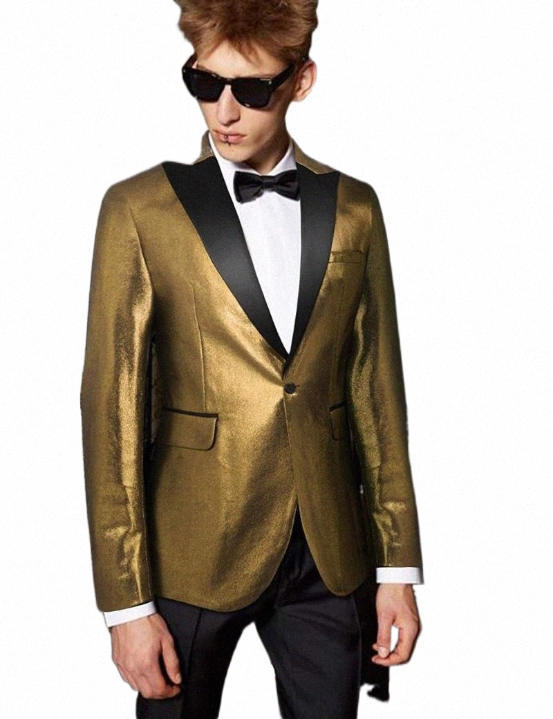 Men's Suits & Blazers men's Suit Fashion Jacket Blazer For Weddings Prom Party Dinner Tuxedo One Pieces Stage Wedding Shiny Costume Sui-image-796856272